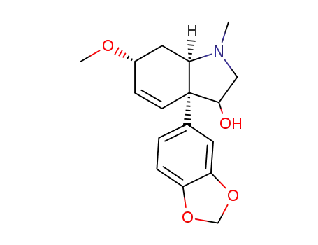 (3aR,6R,7aR)-3a-Benzo[1,3]dioxol-5-yl-6-methoxy-1-methyl-2,3,3a,6,7,7a-hexahydro-1H-indol-3-ol