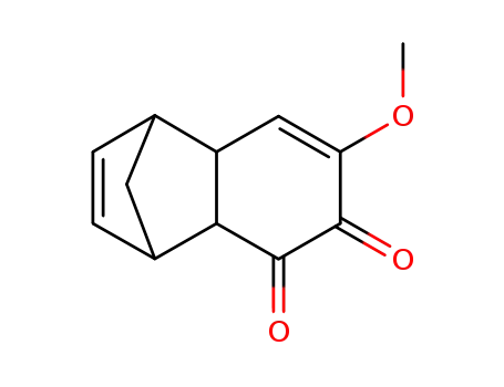 Molecular Structure of 32235-33-9 (1,4-Methanonaphthalene-5,6-dione, 1,4,4a,8a-tetrahydro-7-methoxy-, endo- (8CI))
