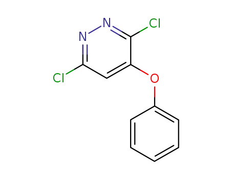 Molecular Structure of 17284-83-2 (PYRIDAZINE, 3,6-DICHLORO-4-PHENOXY-)