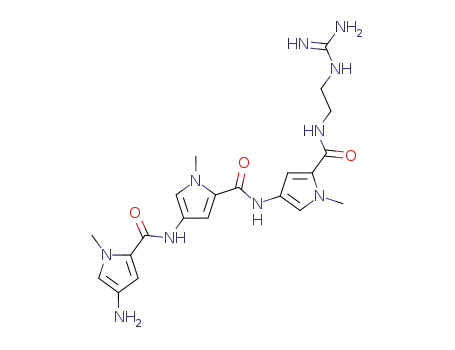 C<sub>21</sub>H<sub>28</sub>N<sub>10</sub>O<sub>3</sub>