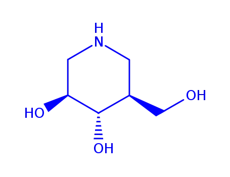 3,4-피페리딘디올, 5-(히드록시메틸)-, (3R,4S,5R)-rel-(9CI)