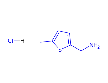 Molecular Structure of 171661-55-5 (2-(Aminomethyl)-5-methylthiophene hydrochloride)