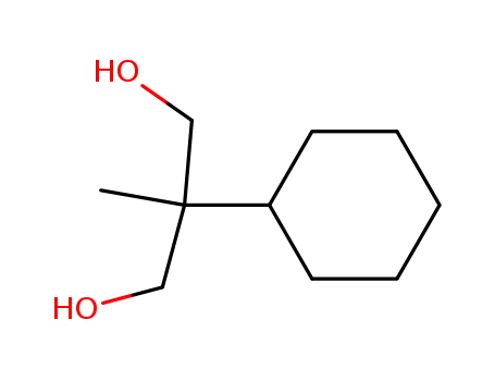 Molecular Structure of 2037-62-9 (2-cyclohexyl-2-methylpropane-1,3-diol)