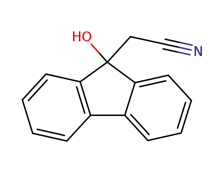 (9-Hydroxy-9h-fluoren-9-yl)acetonitrile