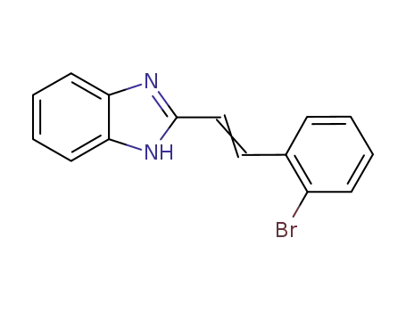 Molecular Structure of 1252067-75-6 (2-(2-bromostyryl)benzimidazole)