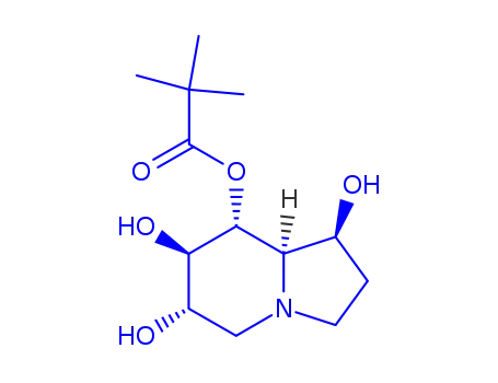 Propanoic acid, 2,2-dimethyl-, octahydro-1,6,7-trihydroxy-8-indolizinyl ester, 1S-(1.alpha.,6.beta.,7.alpha.,8.beta.,8a.beta.)-