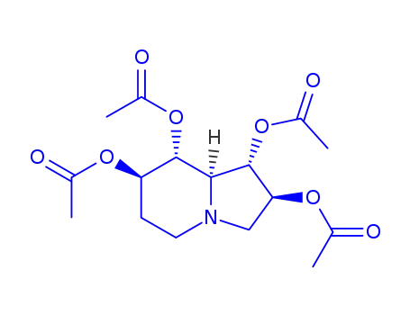 Molecular Structure of 171925-21-6 (1,2,7,8-Indolizinetetrol, octahydro-, tetraacetate (ester), 1S-(1.alpha.,2.beta.,7.alpha.,8.alpha.,8a.alpha.)-)