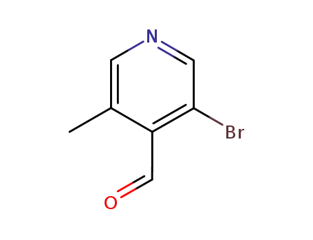 Molecular Structure of 203569-15-7 (3-BROMO-5-METHYLPYRIDINE-4-CARBOXALDEHYDE)
