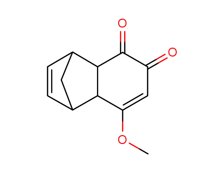 Molecular Structure of 32235-06-6 (1,4-Methanonaphthalene-5,6-dione, 1,4,4a,8a-tetrahydro-8-methoxy-, endo- (8CI))