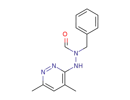 N-벤질-N-[(4,6-디메틸피리다진-3-일)아미노]포름아미드