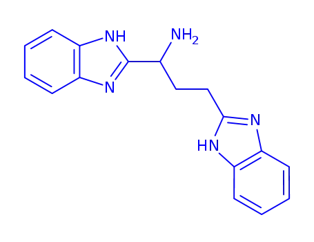 Molecular Structure of 172174-04-8 (1,3-BIS(1H-BENZIMIDAZOL-2-YL)PROPAN-1-AMINE)