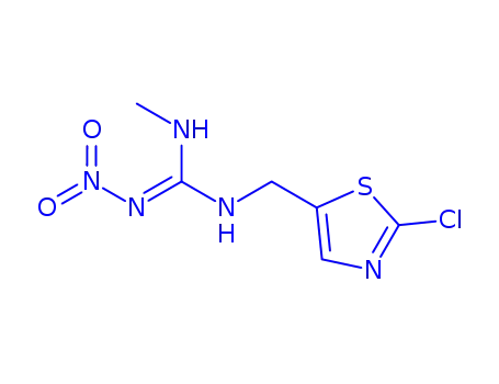 Molecular Structure of 210880-92-5 (Clothianidin)