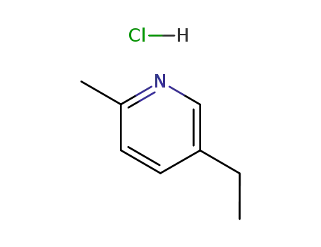 Molecular Structure of 2024-89-7 (5-ethyl-2-methylpyridine hydrochloride)