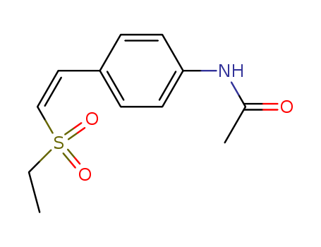 Acetamide, N-[4-[2-(ethylsulfonyl)ethenyl]phenyl]-