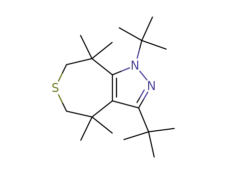 1,3-Di-tert-butyl-4,4,8,8-tetramethyl-4,5,7,8-tetrahydro-1H-thiepino[4,5-c]pyrazole