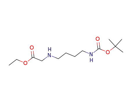 (4-tert-butoxycarbonylamino-butylamino)acetic acid ethyl ester