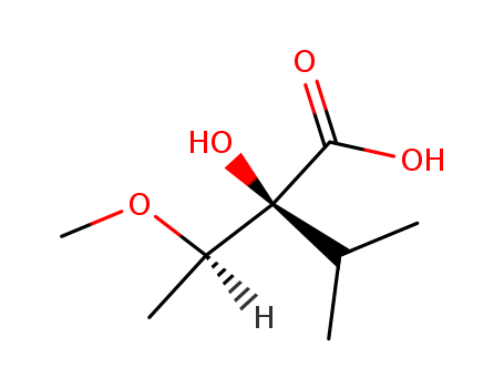 (2S)-2-hydroxy-2-(1-methoxyethyl)-3-methylbutanoic acid