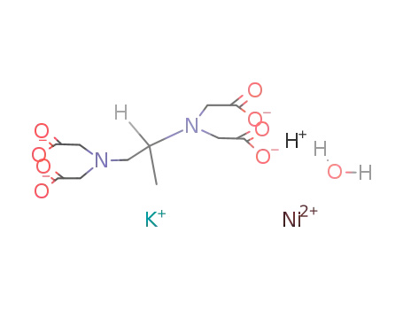 potassium 1,2-propanediaminetriacetatoacetic acid nickelate(II) monohydrate