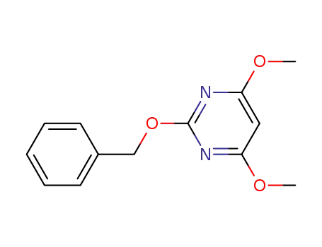 Pyrimidine, 4,6-dimethoxy-2-(phenylmethoxy)- (9CI)