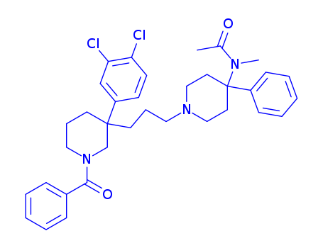 Acetamide,N-[1-[3-[(3R)-1-benzoyl-3-(3,4-dichlorophenyl)-3-piperidinyl]propyl]-4-phenyl-4-piperidinyl]-N-methyl-