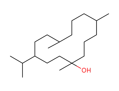 (-)-4-イソプロピル-1,7,11-トリメチルシクロテトラデカノール