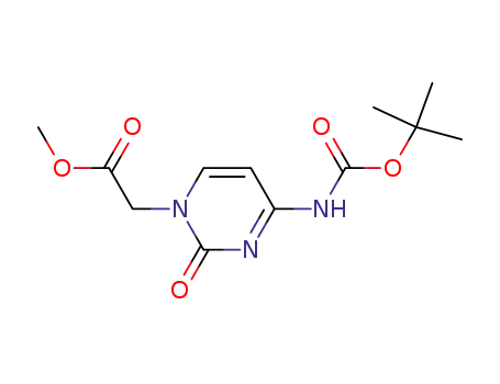 N<sub>4</sub>-(tert-Butyloxycarbonyl)-N<sub>1</sub>-methoxycarbonylmethylcytosine