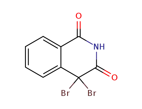 Molecular Structure of 17247-29-9 (4,4-Dibromo-1,3(2H,4H)-isoquinolinedione)