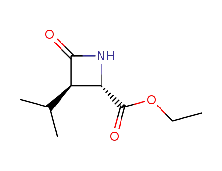 ethyl (2S,3R)-3-isopropyl-4-oxoazetidine-2-carboxylate