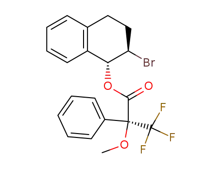 (-)-(1R,2R)-trans-2-bromo-1-(2-methoxy-2-phenyl-2-trifluoromethylacetoxy)-1,2,3,4-tetrahydronaphthalene