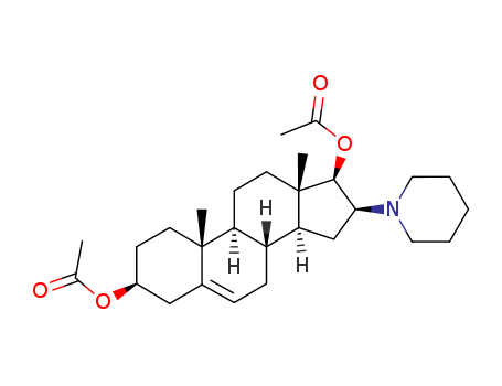 Androst-5-ene-3,17-diol,16-(1-piperidinyl)-, diacetate (ester), (3b,16b,17b)- (9CI)
