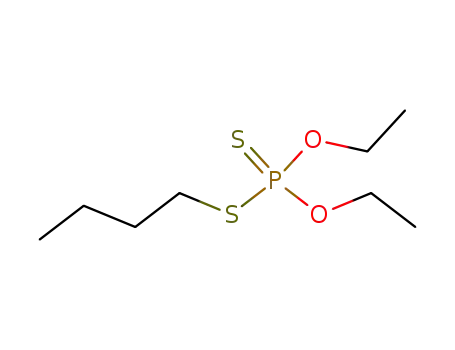 Molecular Structure of 17226-04-9 (S-butyl O,O-diethyl phosphorodithioate)