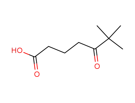 Molecular Structure of 171557-83-8 (6,6-DIMETHYL-5-OXOHEPTANOIC ACID)