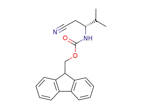 (R)-2-(N-fluorenylmethoxycarbonylamino)-3-methylbutyl cyanide