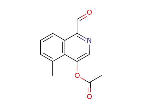 4-(Acetyloxy)-5-methyl-1-isoquinolinecarboxaldehyde