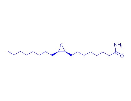 Molecular Structure of 172995-07-2 (cis-9,10-Epoxyoctadecanamide)