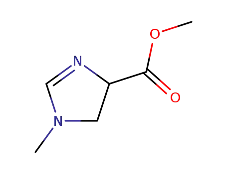 Molecular Structure of 17289-17-7 (METHYL 1-METHYL-2-IMIDAZOLINE-4-CARBOXYLATE)