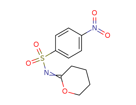 Benzenesulfonamide,4-nitro-N-(tetrahydro-2H-pyran-2-ylidene)- cas  3128-49-2