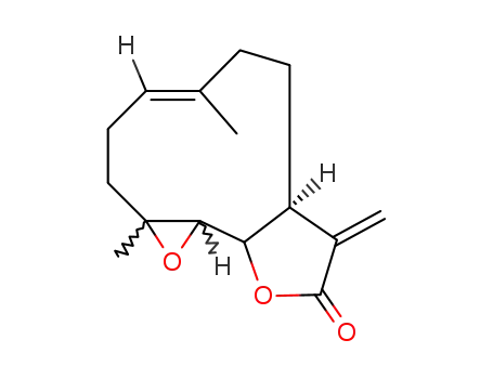 Molecular Structure of 29552-41-8 (Parthenolide)