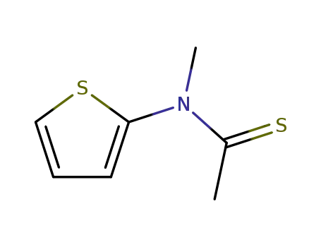 에탄티오아미드, N-메틸-N-2-티에닐-