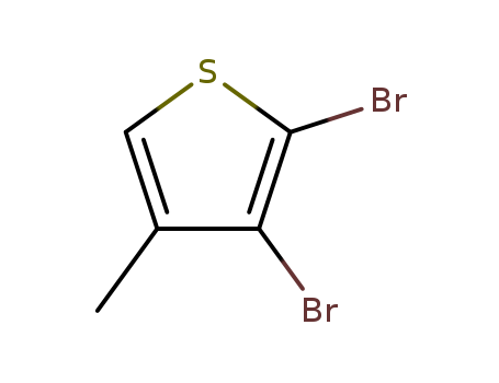 2,3-Dibromo-4-methylthiophene cas no. 125257-38-7 98%