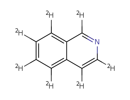 Molecular Structure of 17157-12-9 (ISOQUINOLINE-D7)