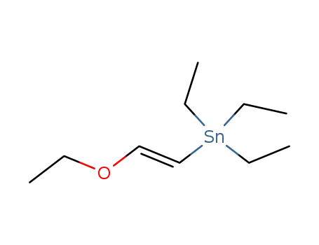 trans-1-Ethoxy-2-triethylstannyl-ethen