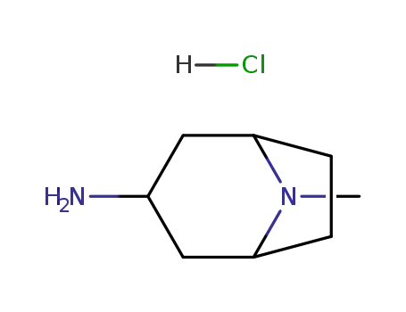 Molecular Structure of 5424-16-8 (3-ALPHA-AMINOTROPANE DIHYDROCHLORIDE)
