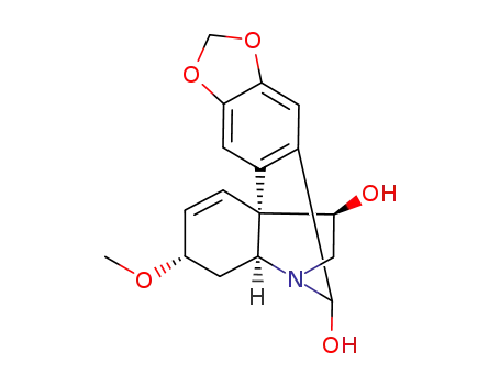 (3β,6β,11R,13β,19α)‐3‐methoxy‐1,2‐didehydrocrinan‐6,11‐diol