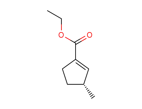 1-사이클로펜텐-1-카복실산,3-메틸-,에틸에스테르,(R)-(9CI)
