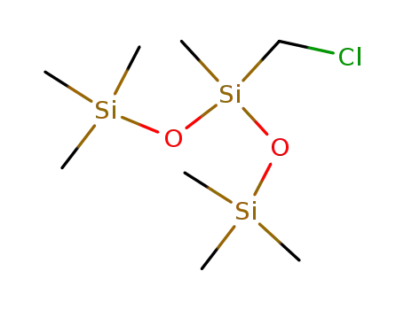 Molecular Structure of 17201-87-5 (3-CHLOROMETHYL HEPTAMETHYL TRISILOXANE)