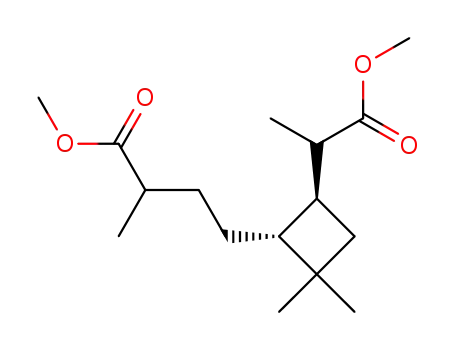 (Ξ)-4-[(1<i>R</i>)-4<i>t</i>-((Ξ)-1-methoxycarbonyl-ethyl)-2,2-dimethyl-cyclobut-<i>r</i>-yl]-2-methyl-butyric acid methyl ester