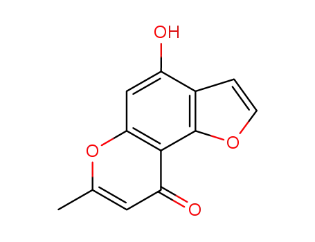 4-Hydroxy-7-methyl-9H-furo[2,3-f][1]benzopyran-9-one