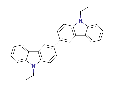 Molecular Structure of 20466-00-6 (3,3'-Bis(9-ethylcarbazolyl))
