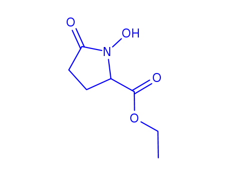 Molecular Structure of 171737-07-8 (Proline, 1-hydroxy-5-oxo-, ethyl ester (9CI))